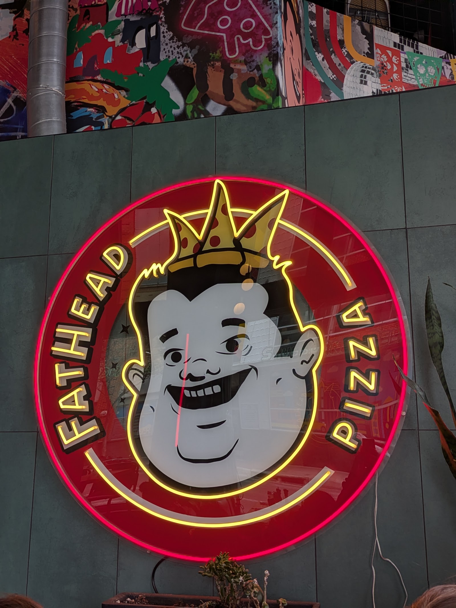 Fathead Pizza interior seating area